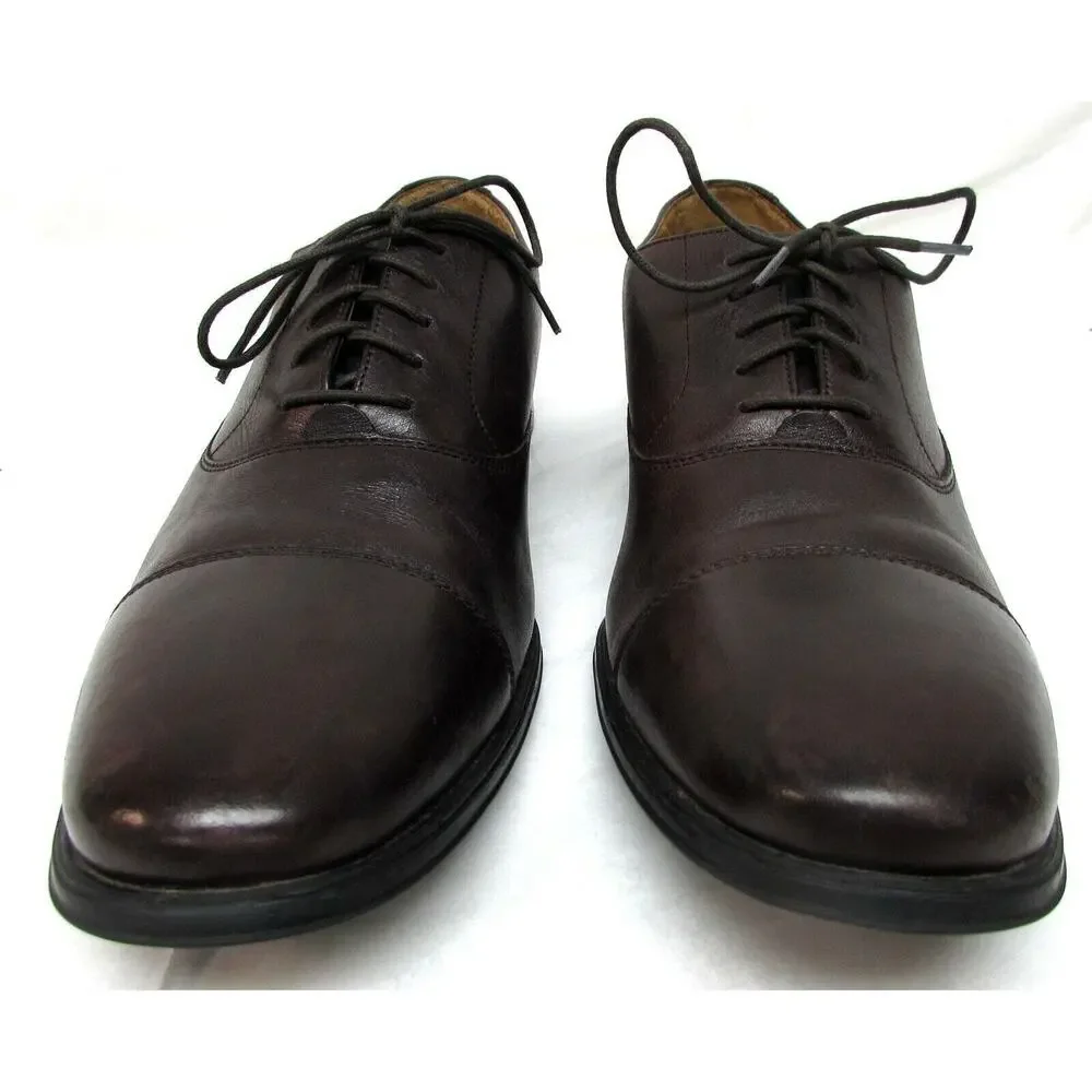 Cole Haan men's size 11 M brown leather loafers comfort dress shoe